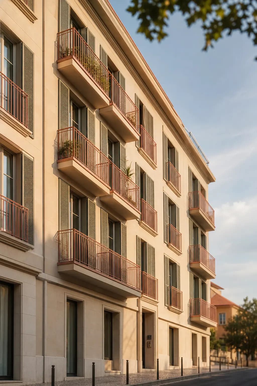 Fachada de um edifício residencial